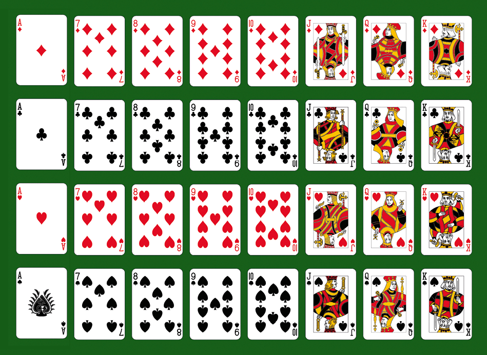 Maths spé - Chapitre 12 - Loi binomiale - activité B - jeu de 32 cartes