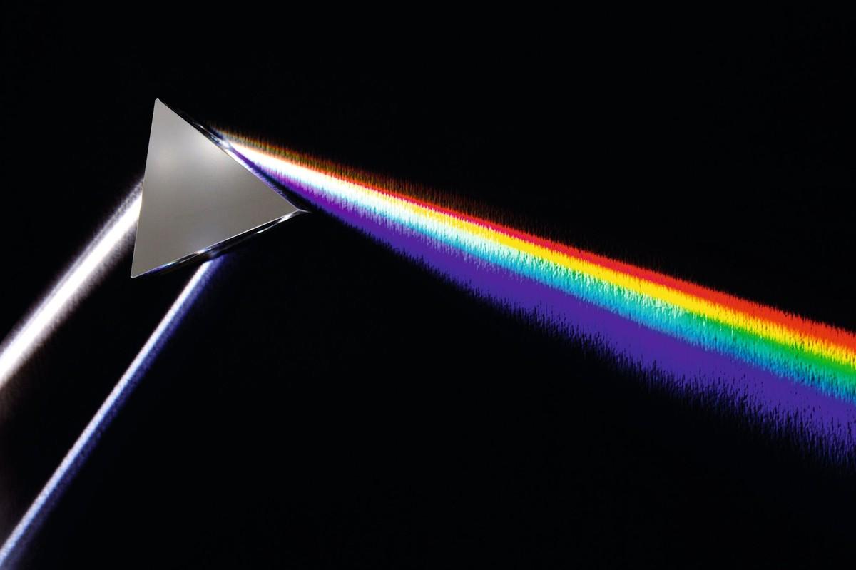 Dispersion de la lumière blanche par un prisme