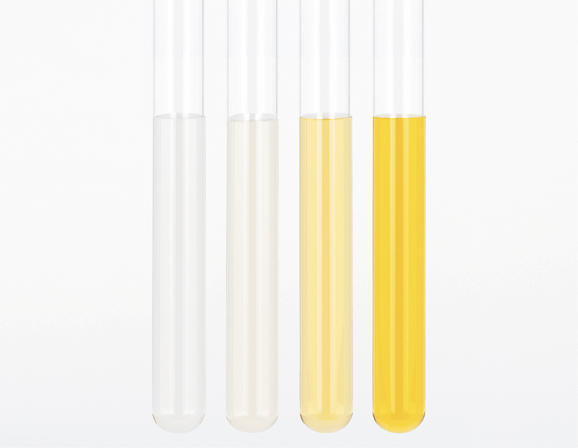 Diverses solutions de diiode