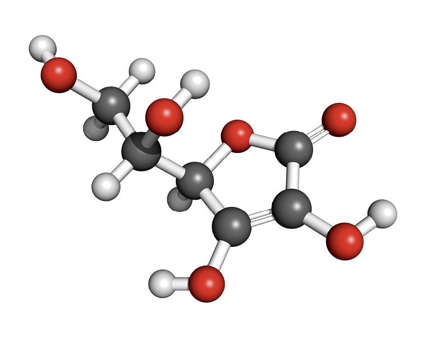 Molécule d'acide ascorbique