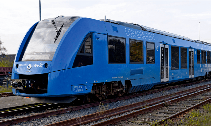 photo d'un train à dihydrogène