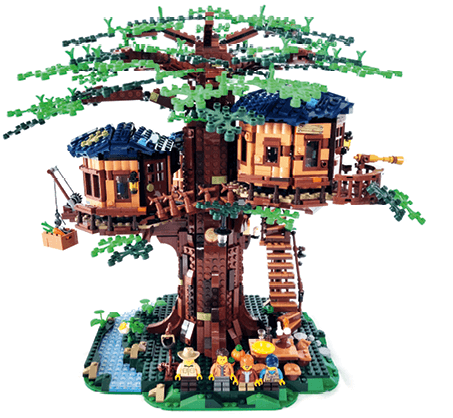 LEGO - Cabane géante dans un arbre