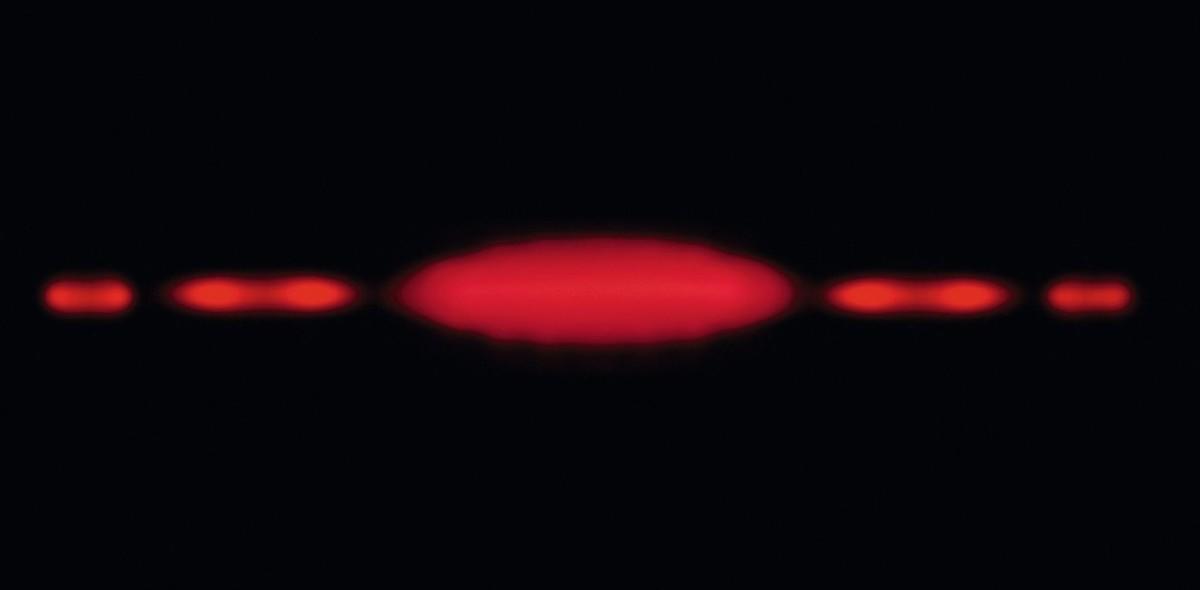  Figure de diffraction d'un faisceau laser par une fente simple