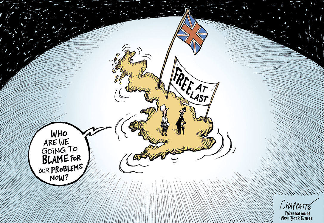 Une caricature du Brexit, de Patrick Chappatte.