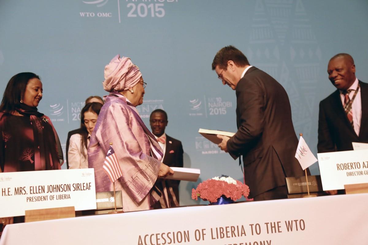 L'entrée du Libéria à l'OMC