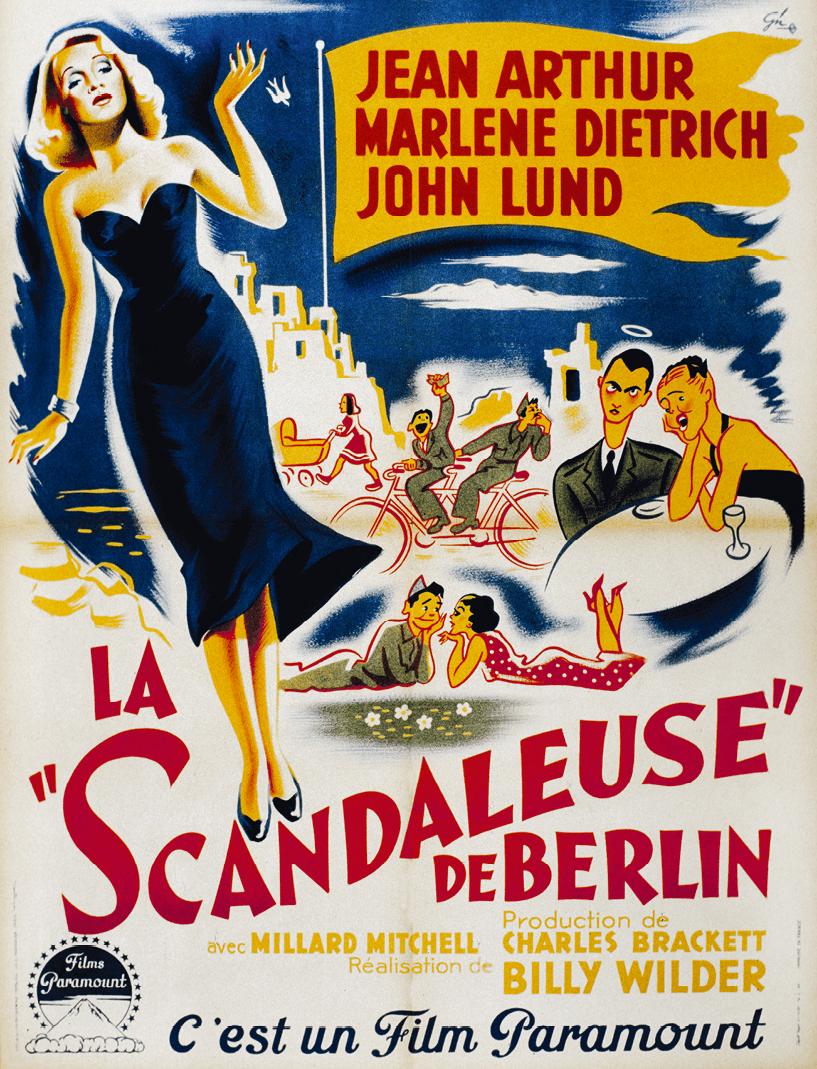 Affiche du film La Scandaleuse de Berlin, 1948.