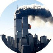 Le 11 septembre 2001, Tours Jumelles en feu