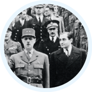 Charles de Gaulle et Pierre Mendès France