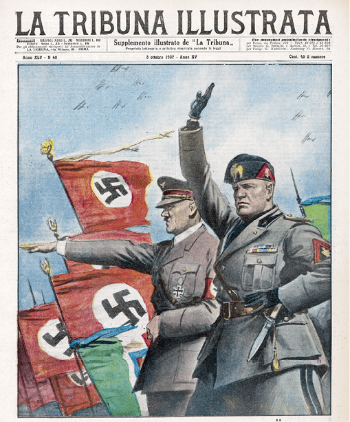 Mussolini rend visite à Hitler, La Tribuna Illustrata, 3 octobre 1937