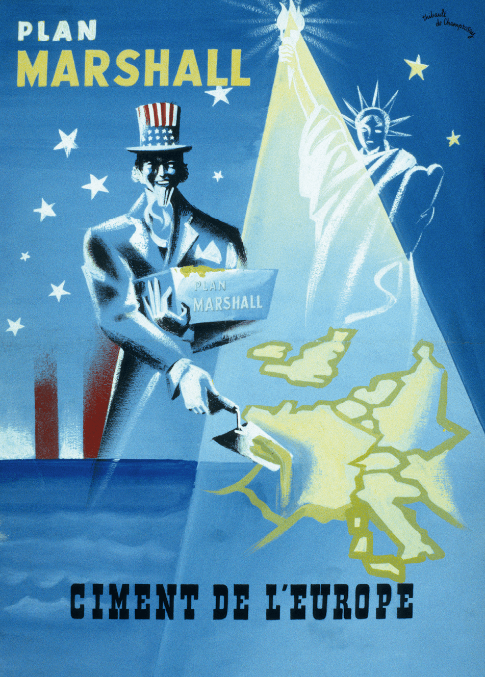 Le plan Marshall, symbole de prospérité et de liberté