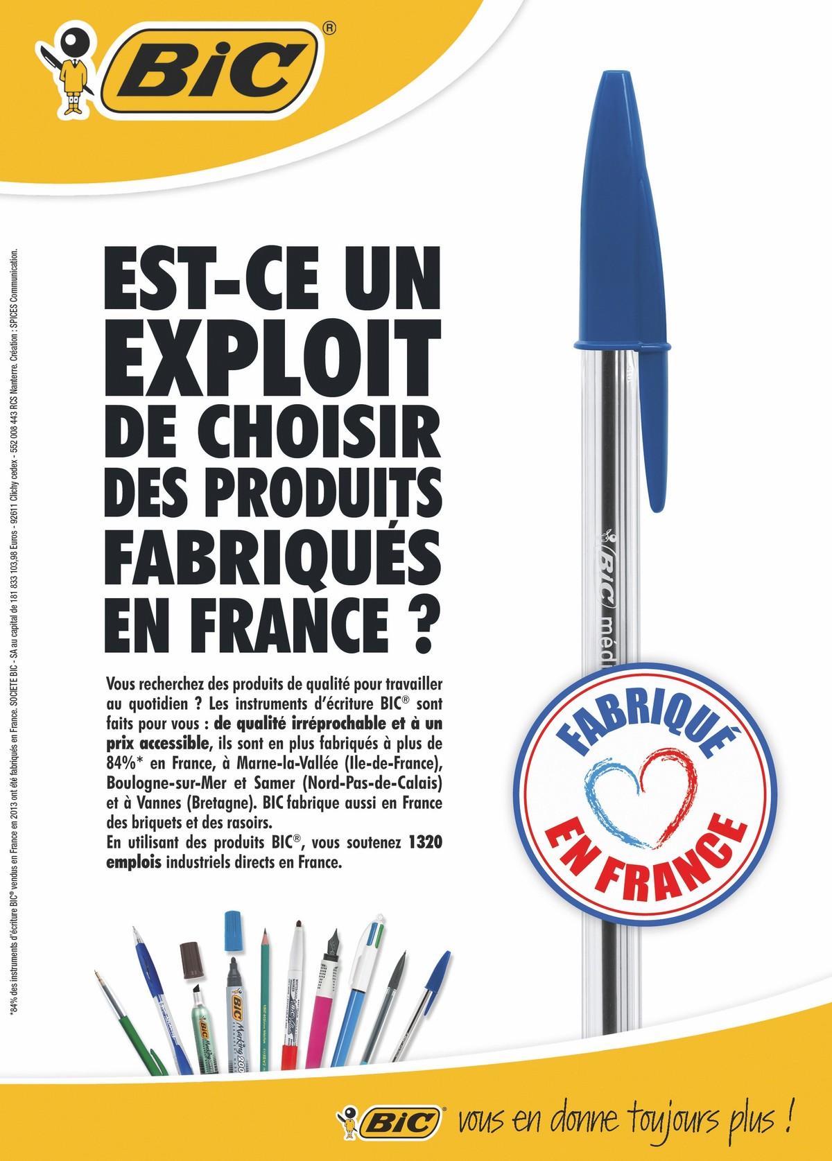 affiche stylo bic