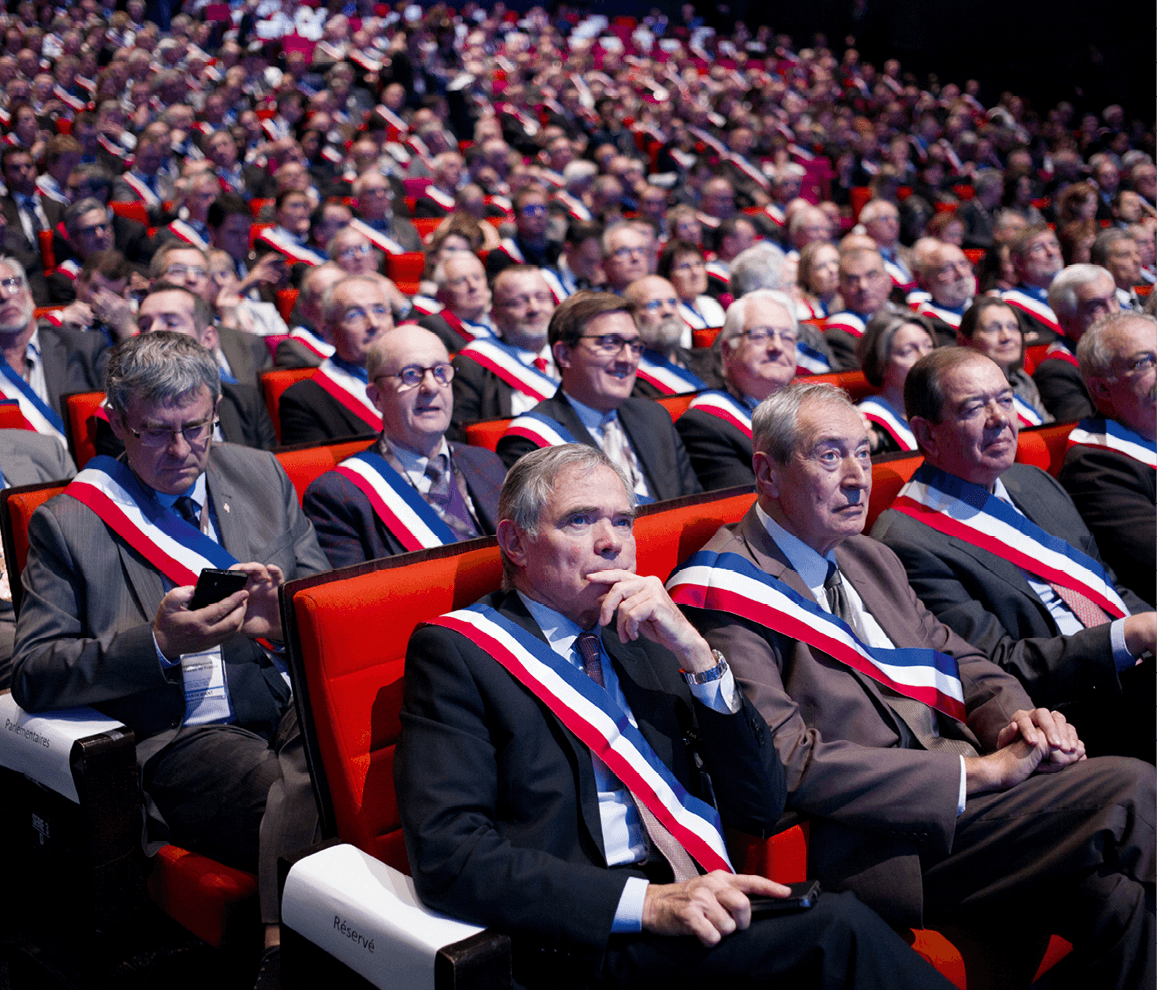 Photographie du congrès des maires de France
