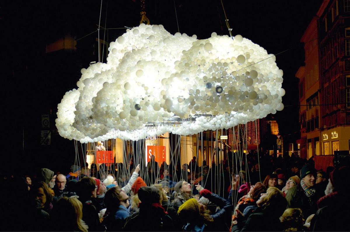 Cloud, an art installation in Belgium.