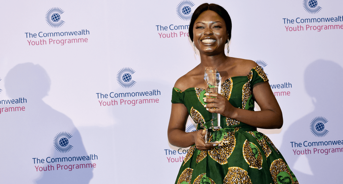 The 2019 Commonwealth Young Person of the Year, Oluwaseun Ayodeji Osowobi. She was born and raised in Nigeria and is the Executive Director of Stand to End Rape Initiative, a Not-for-Profit Organization fighting against sexual violence.