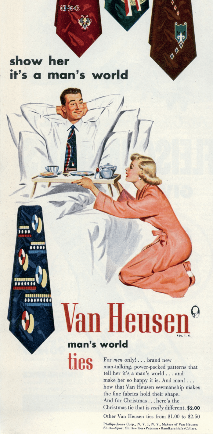 Ad for Van Heusen ties, 1951