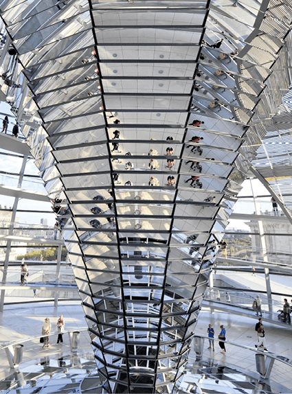 Coupole du Reichstag à Berlin