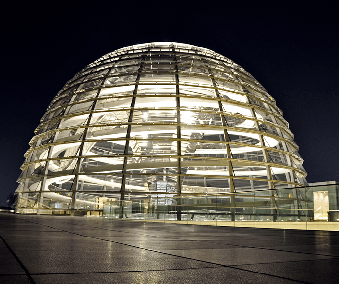Coupole du Reichstag à Berlin