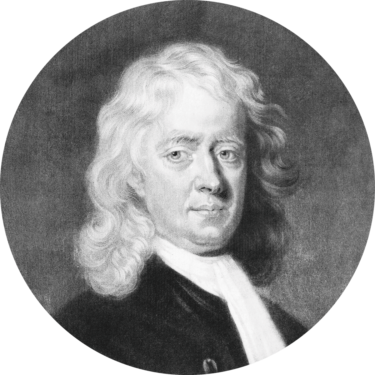 photo portrait de Newton