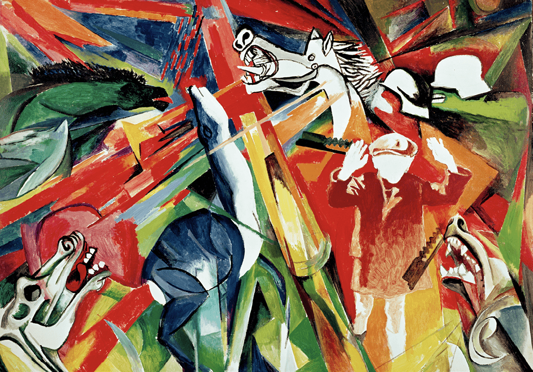 Aldo Renato Guttuso, Le Triomphe de la guerre, 1966, huile
sur toile, collection privée