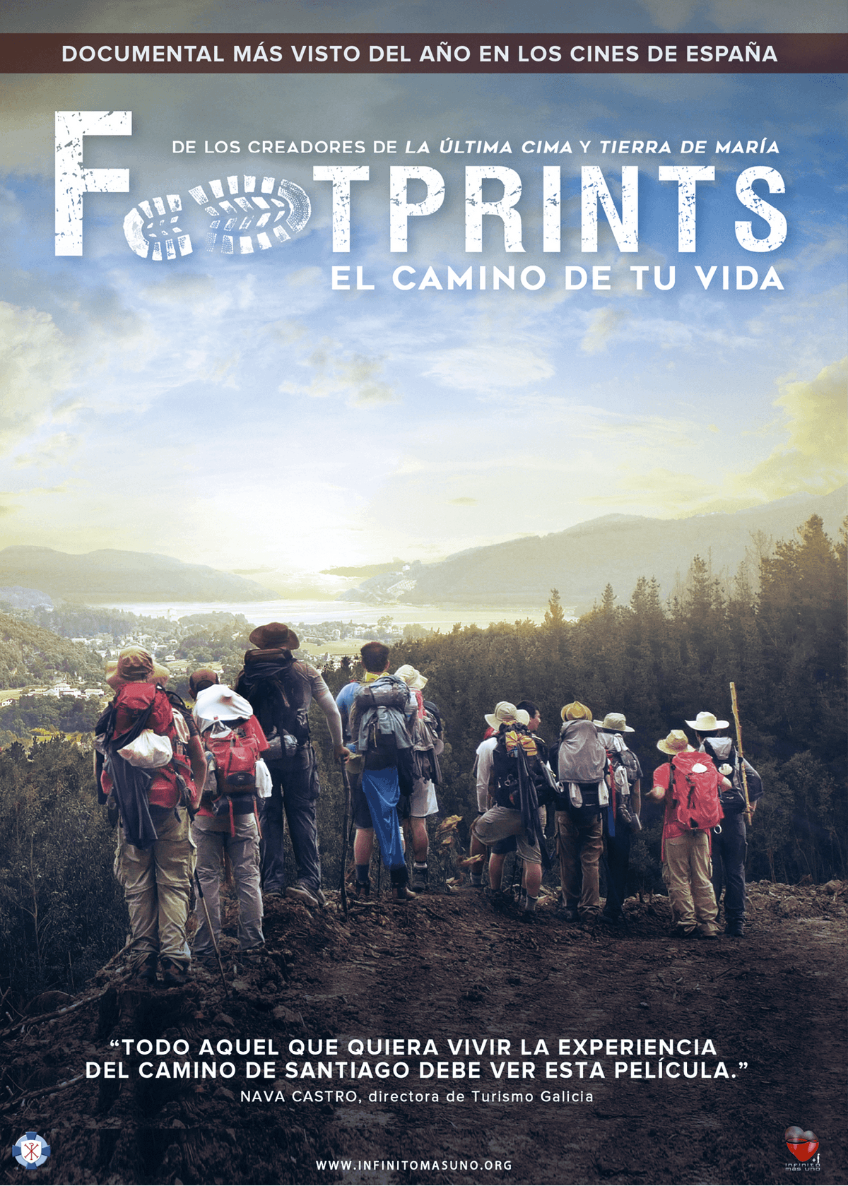 Cartel del documental Footprints, Juan Manuel Cotelo, 2016
