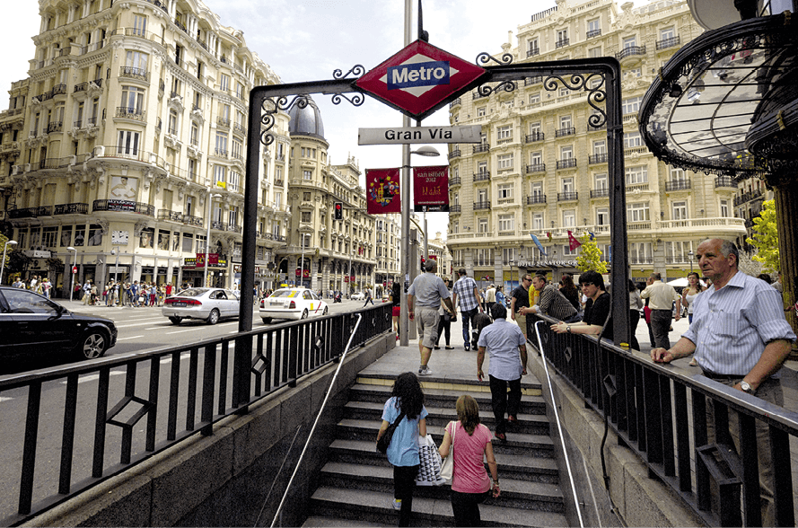 Estación de Metro Gran Vía de Madrid