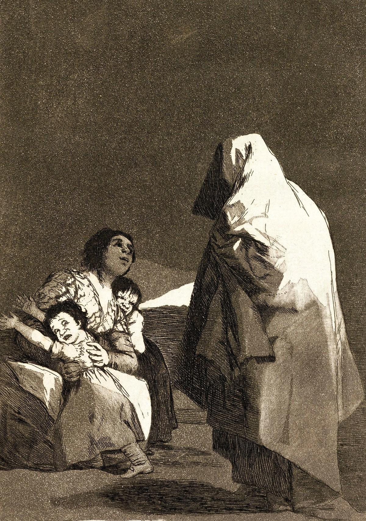 Francisco de Goya y Lucientes, Que viene el coco, 1797