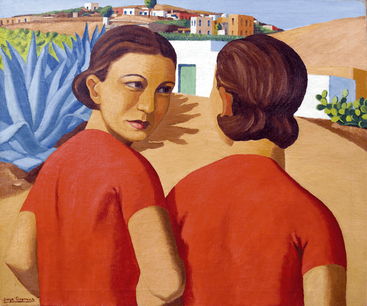 Jorge Oramas, Dos figuras, Las Palmas de Gran Canaria, 1932-1935.