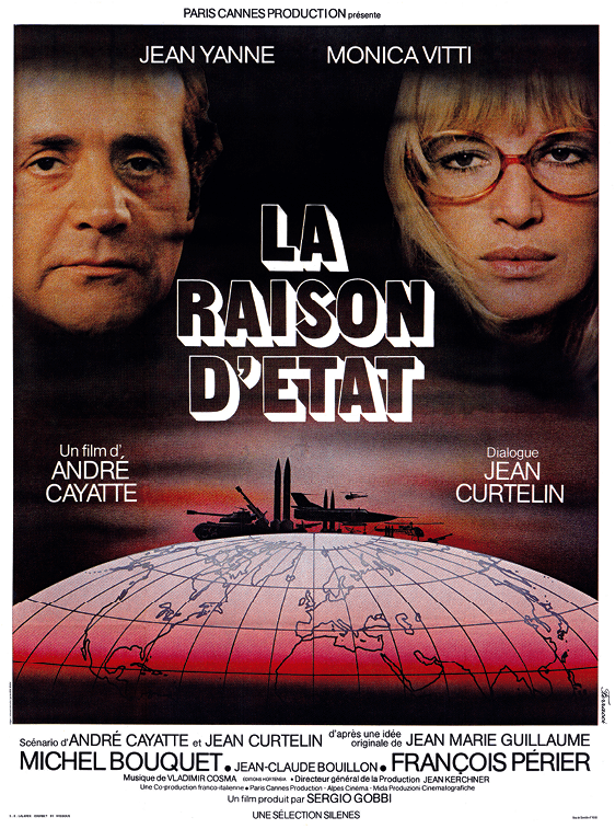 Affiche du film La Raison d'État d'Andé Cayatte