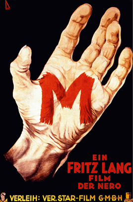 Affiche du film M le maudit de Fritz Lang