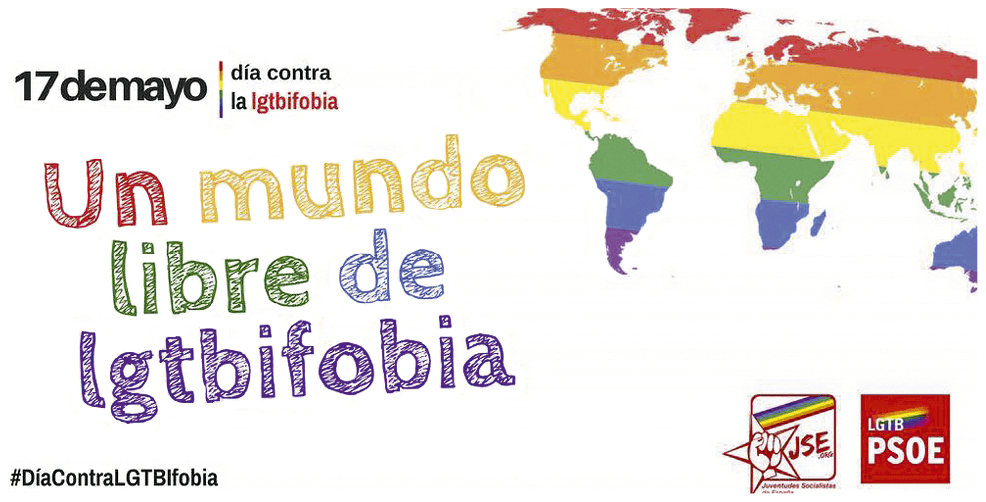 Manifiesto del D ía Internacional contra la Homofobia, Transfobia y Bifobia, JSE, 2017
