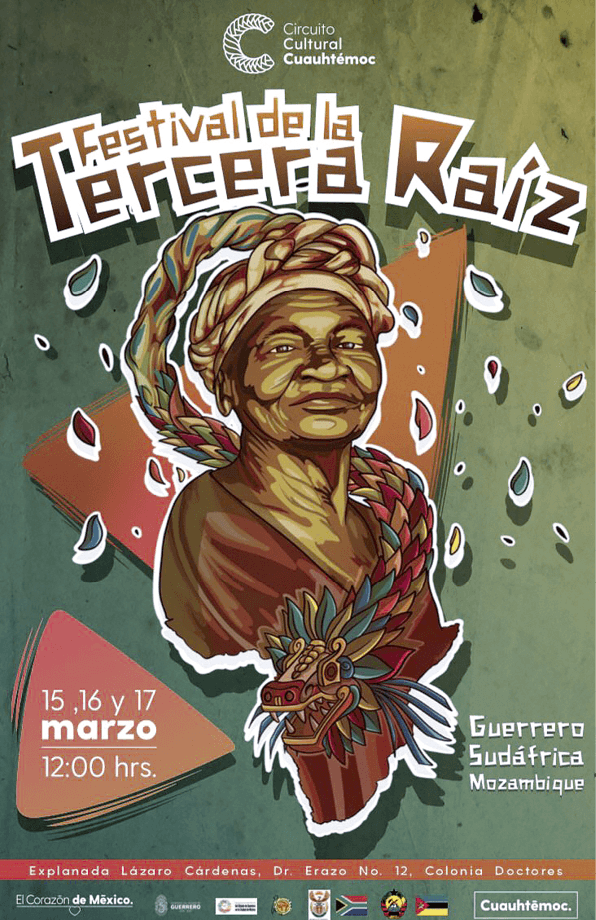 Cartel del Festival de la Tercera Raíz, Ciudad de México, 2019.