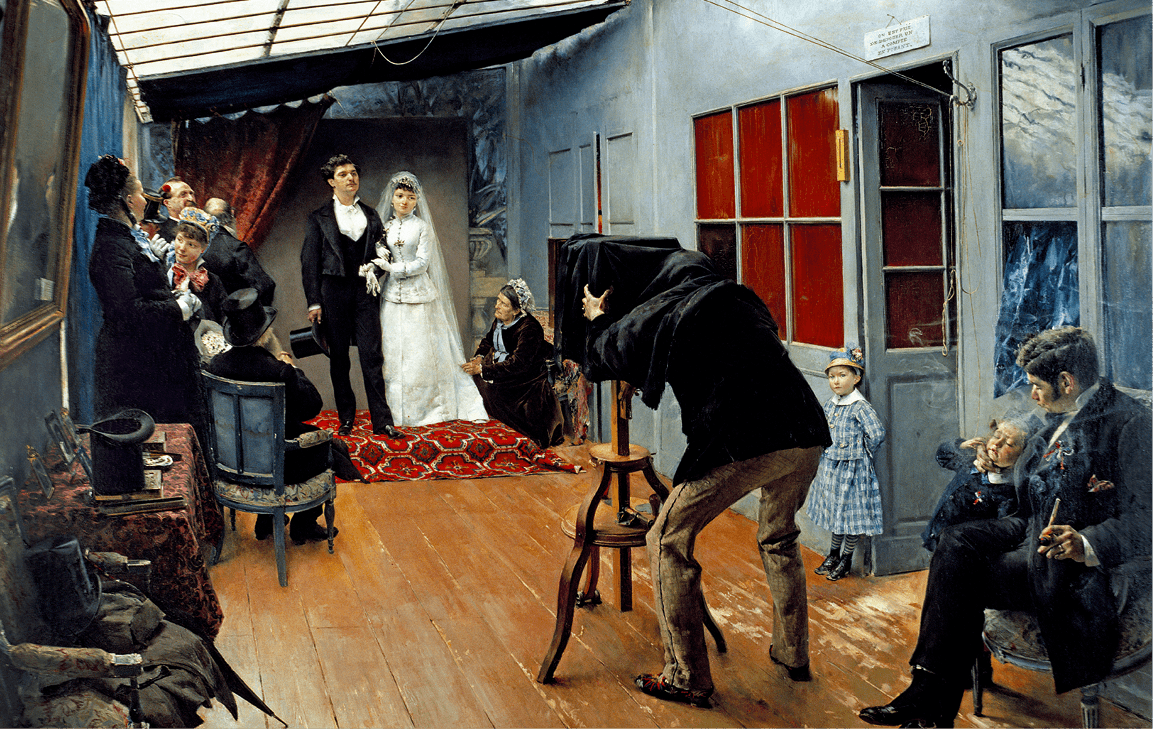 Pascal Adolphe Jean Dagnan-Bouveret, Une noce chez le photographe