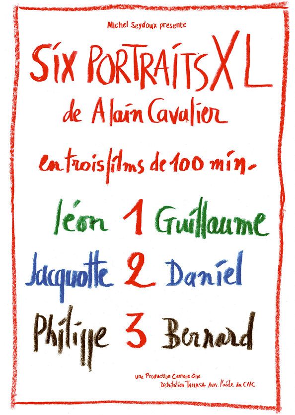 Affiche du film Six portaits XL, d'Alain Cavalier, 2018