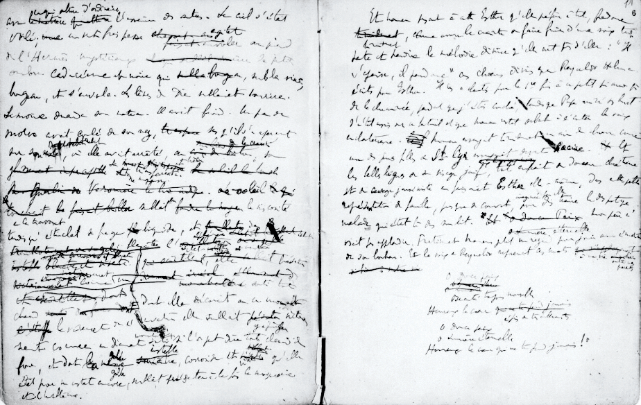 Manuscrit Marcel Proust