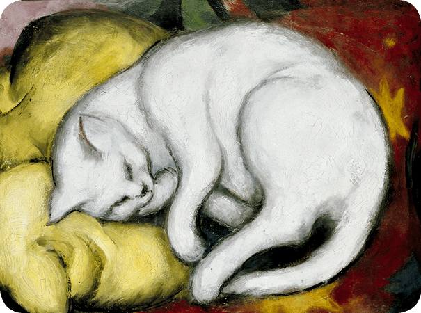 Franz Marc, Le chat blanc