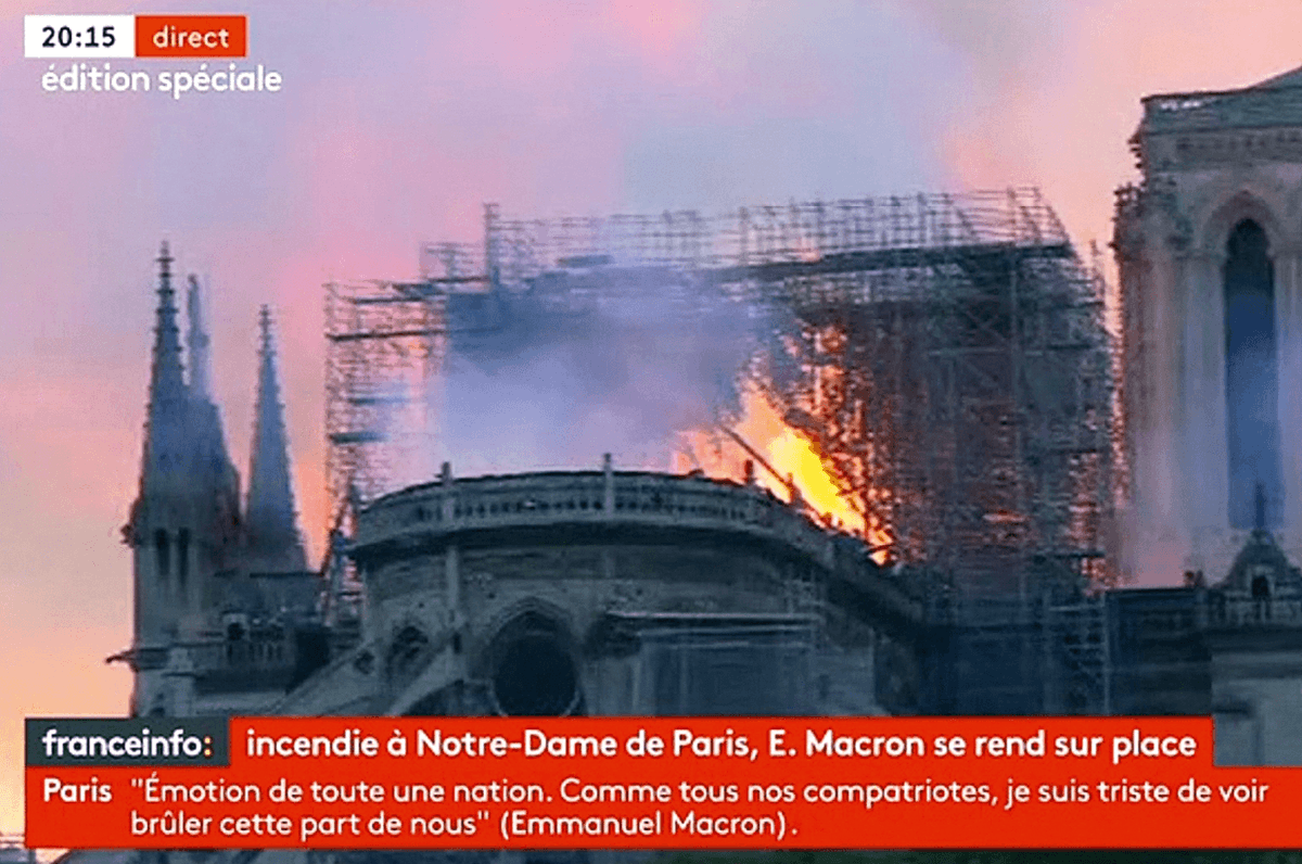 incendie Notre-Dame de Paris