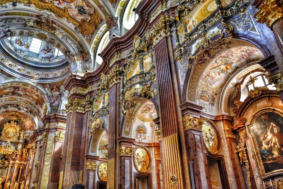  Abbaye de Melk, Autriche.
