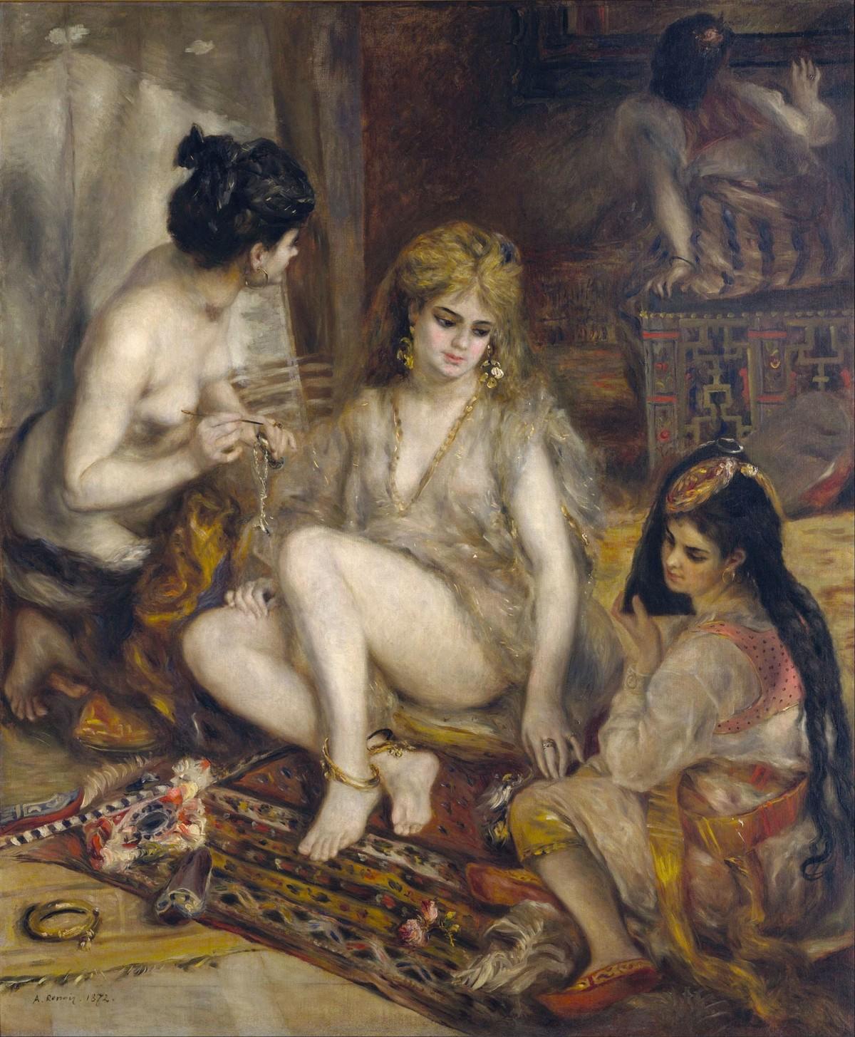 Auguste Renoir, Intérieur de harem à Montmartre, 1872