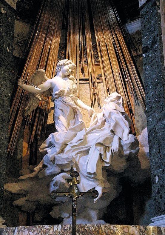  Le Bernin, L'Extase de Sainte Thérèse, 1652, marbre, Rome.