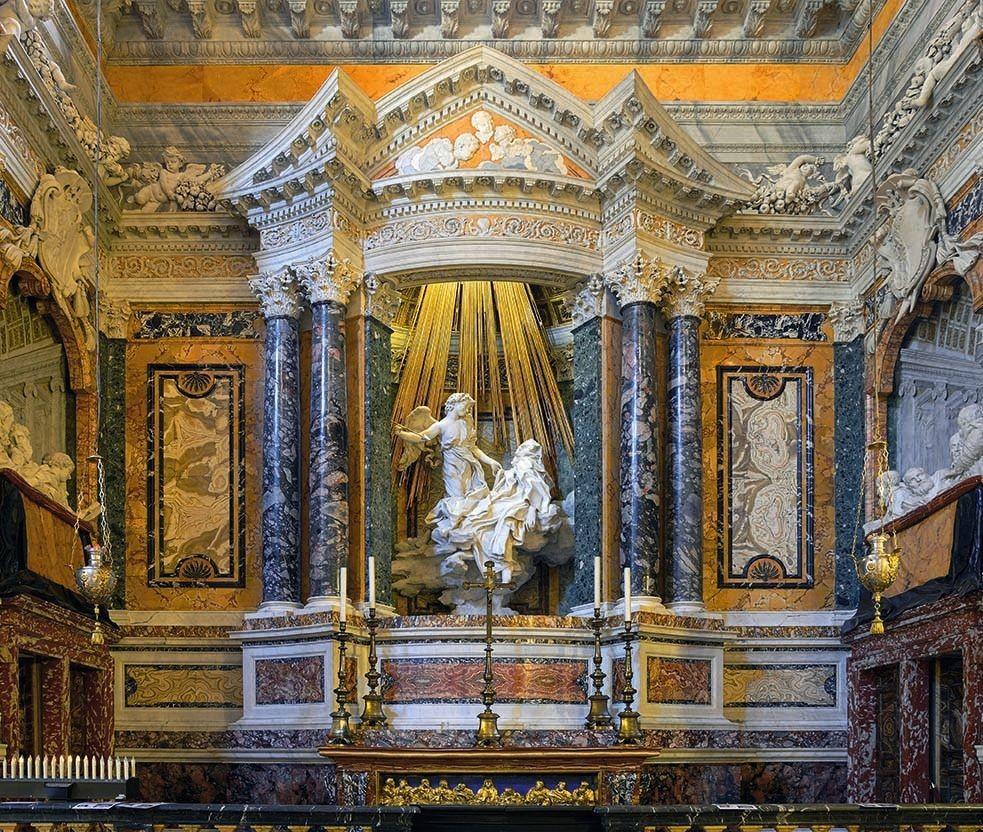 Chapelle Cornaro, église Santa Maria della Vittoria, Rome.