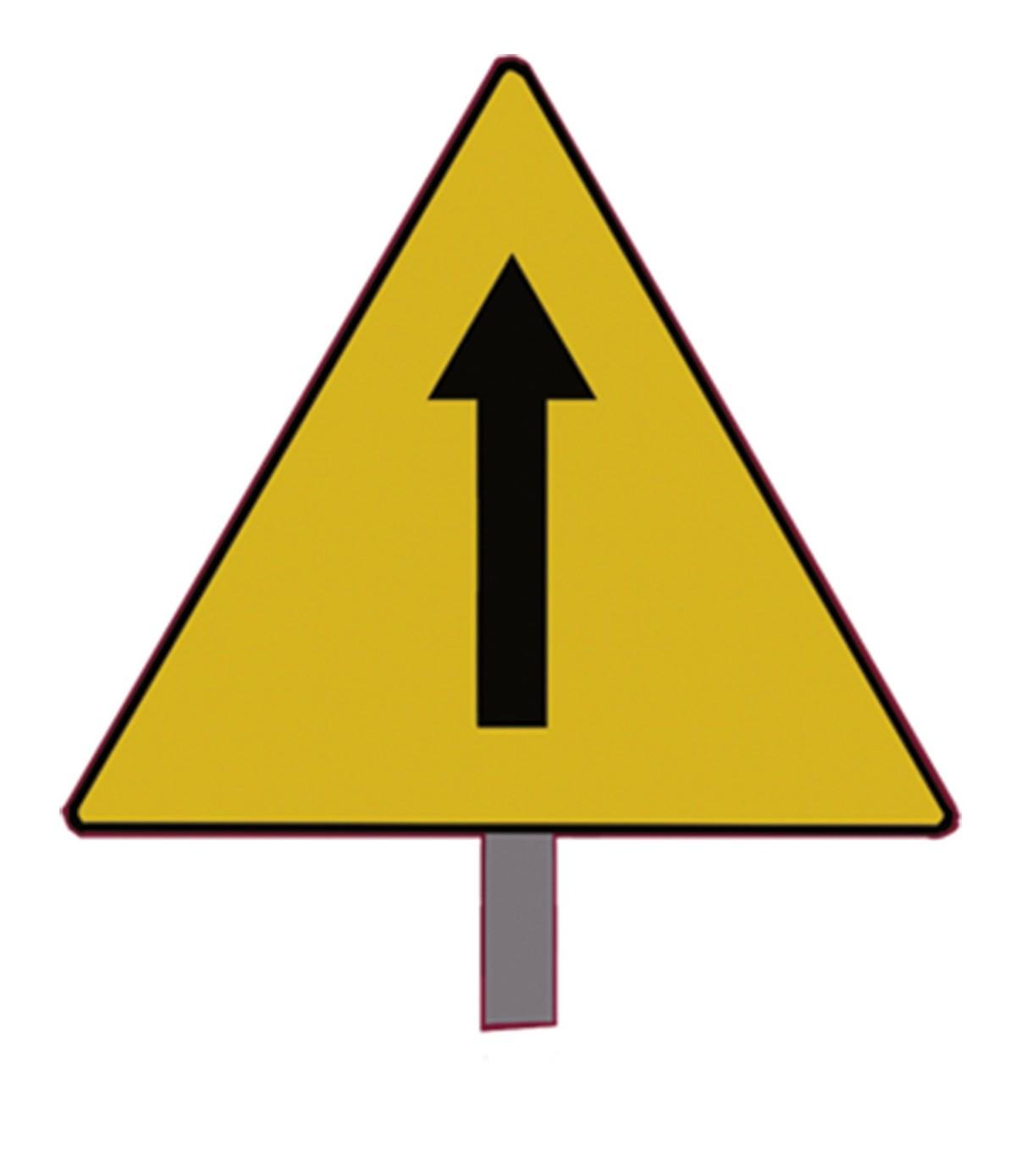 panneau de signalisation avec une flèche