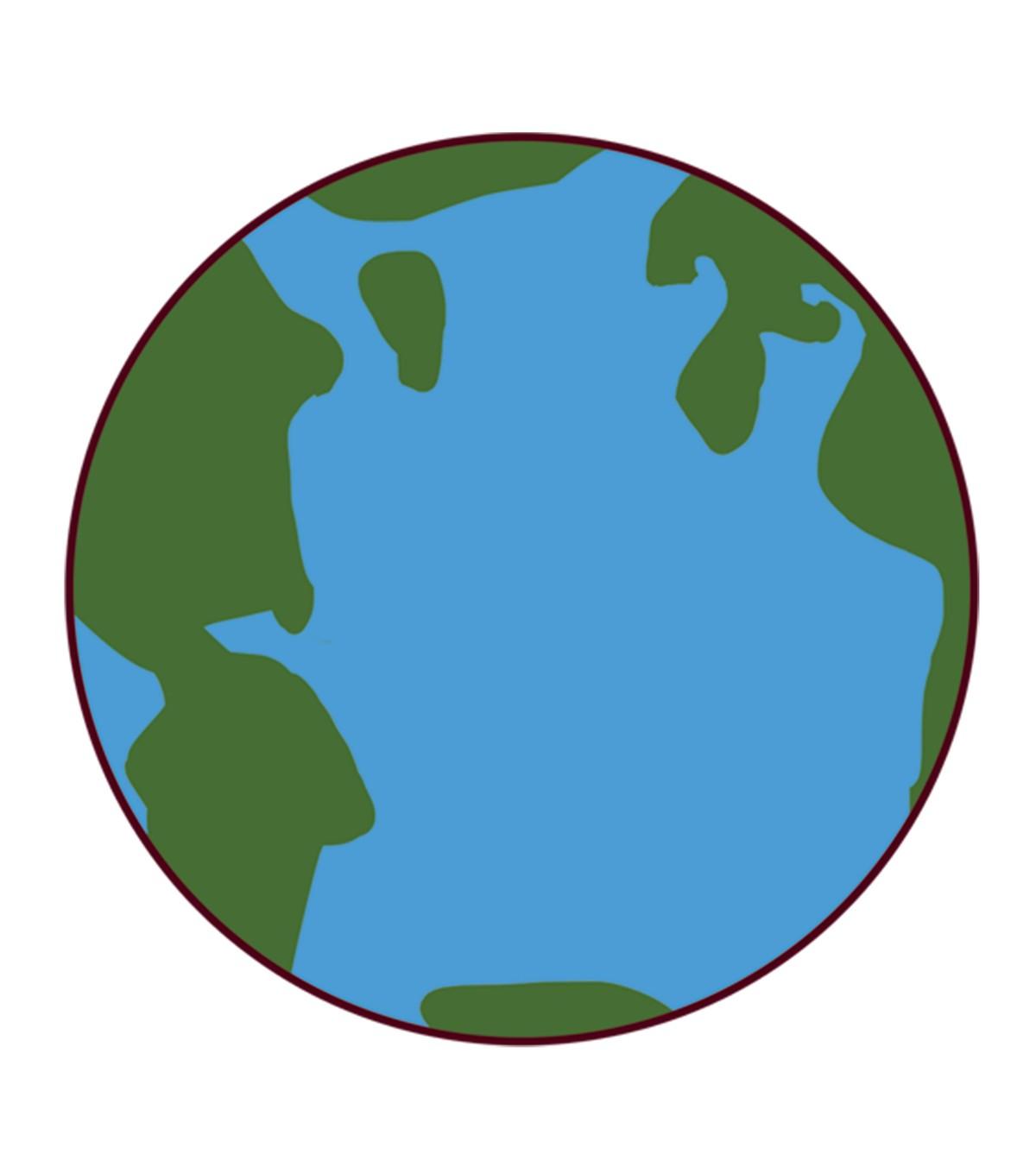 Illustration d'une planète terre saine
