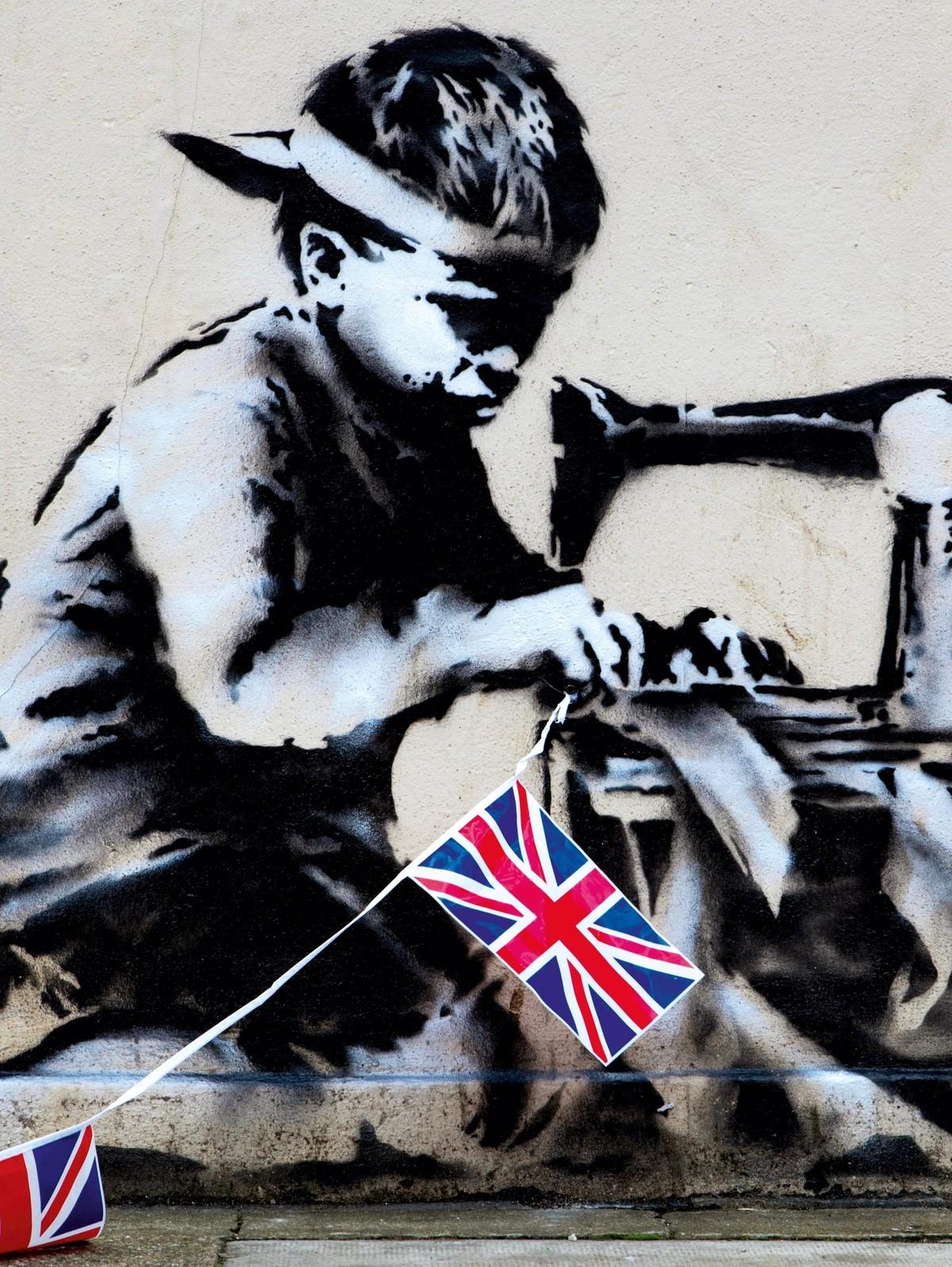 Œuvre de Banksy: Slave Labour