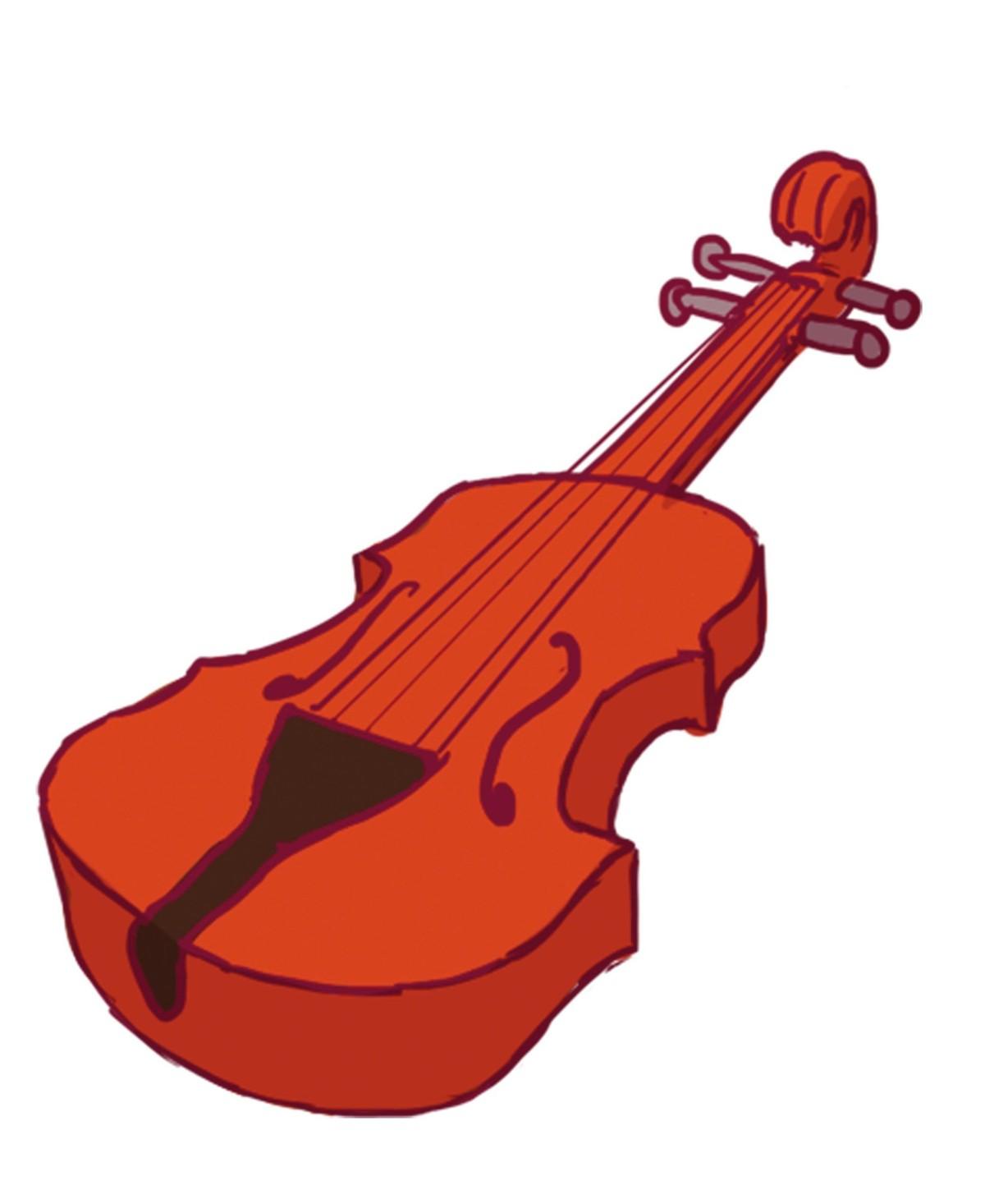 Illustration d'un violon.