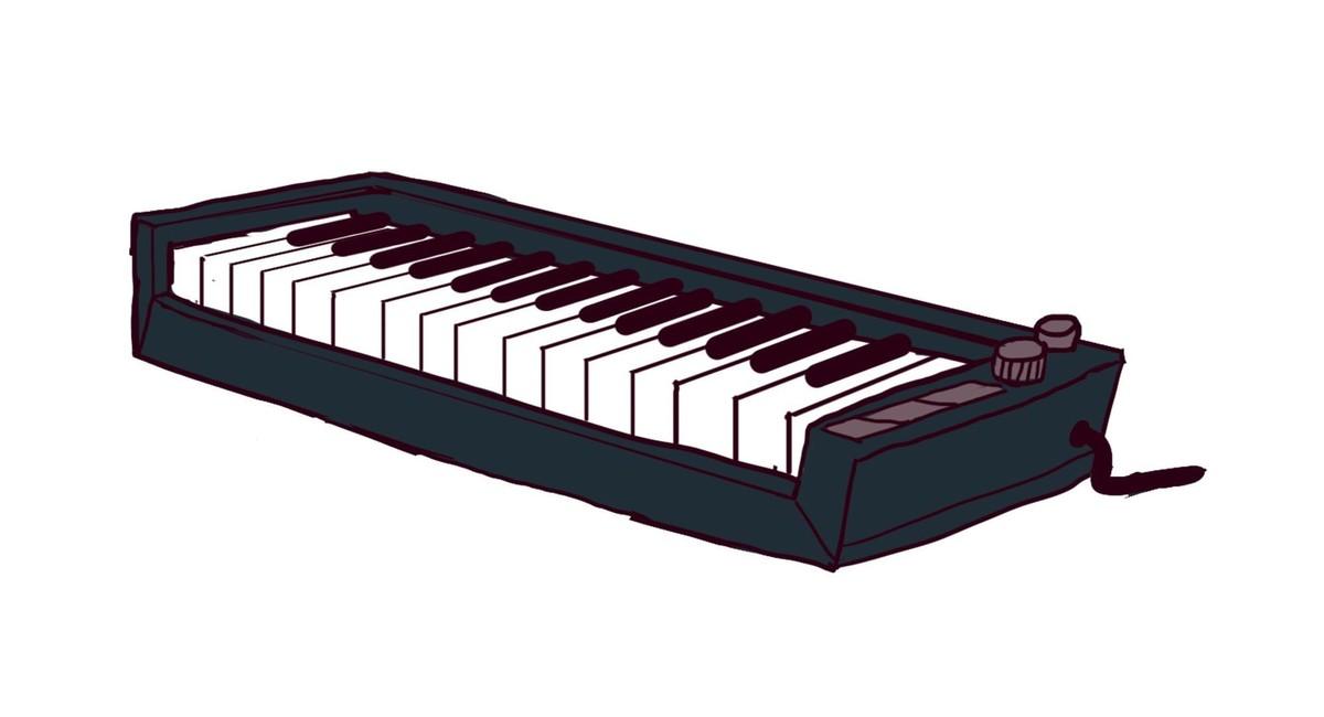 Illustration d'un piano.