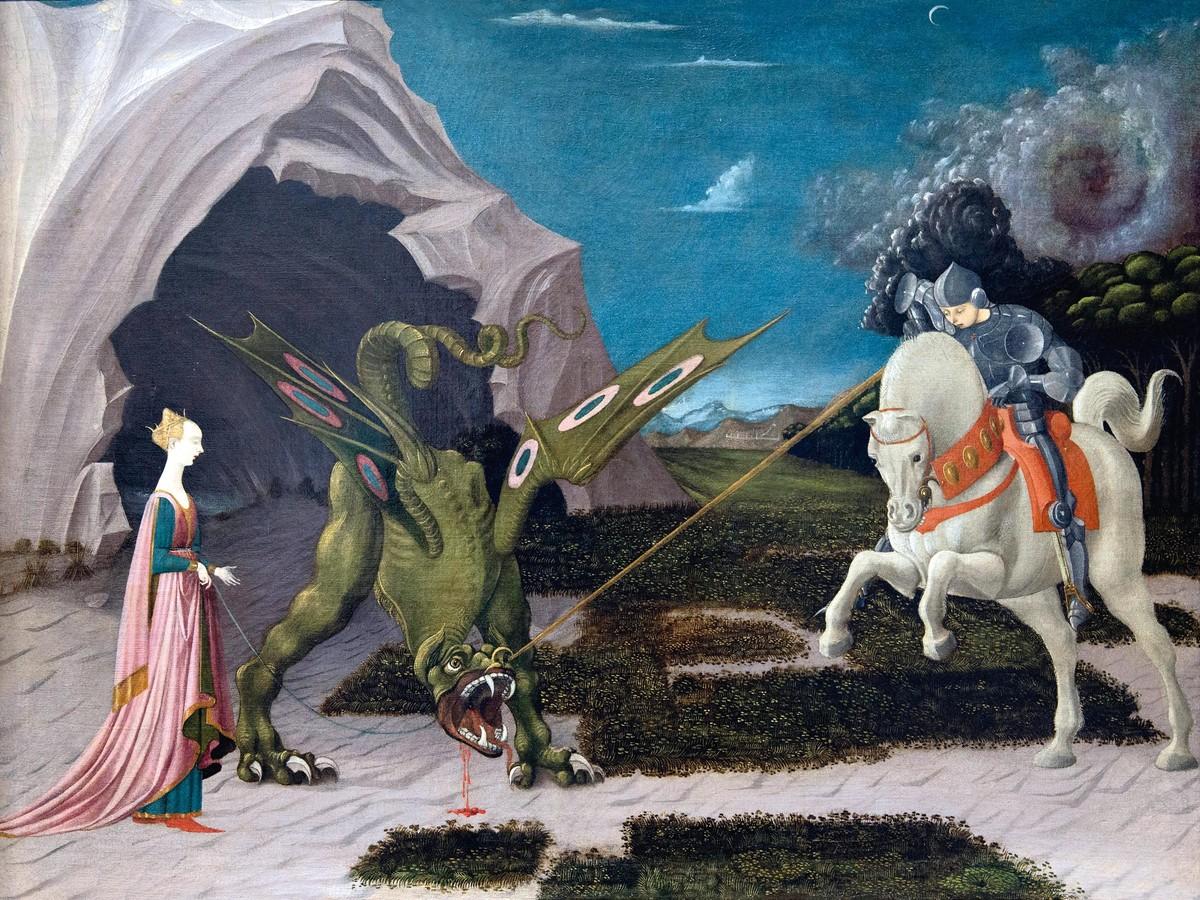 Saint George and the Dragon by Ucello