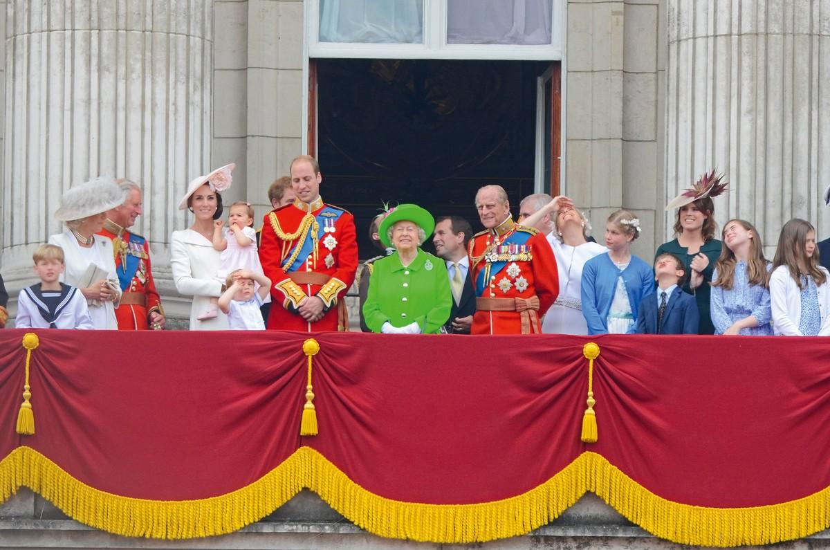 Photographie de la famille royale Anglaise 