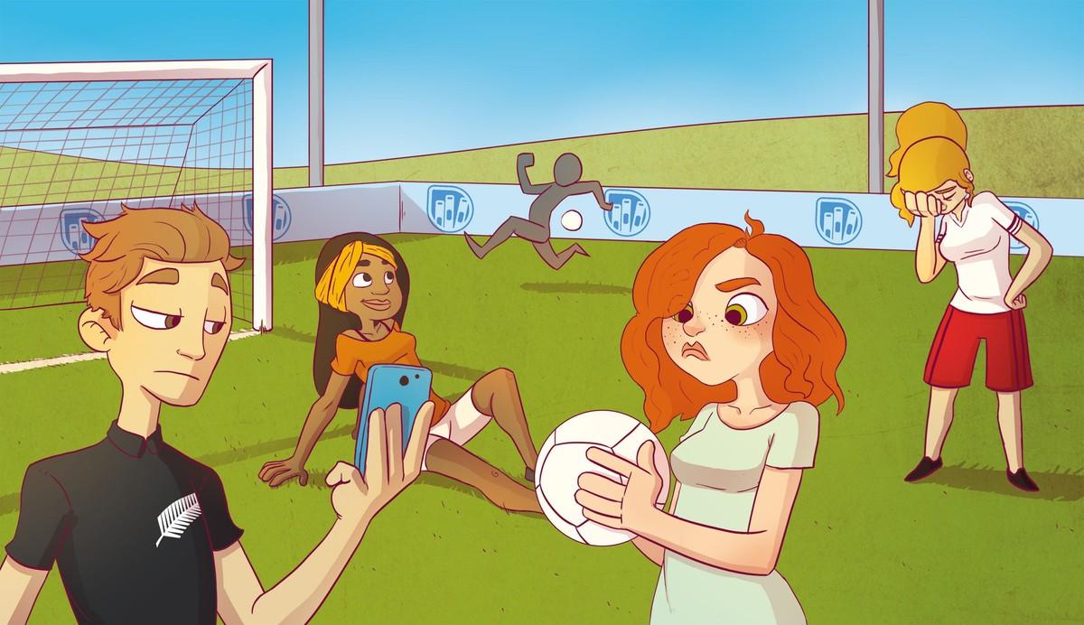 groupe de jeunes faisant du sport 
