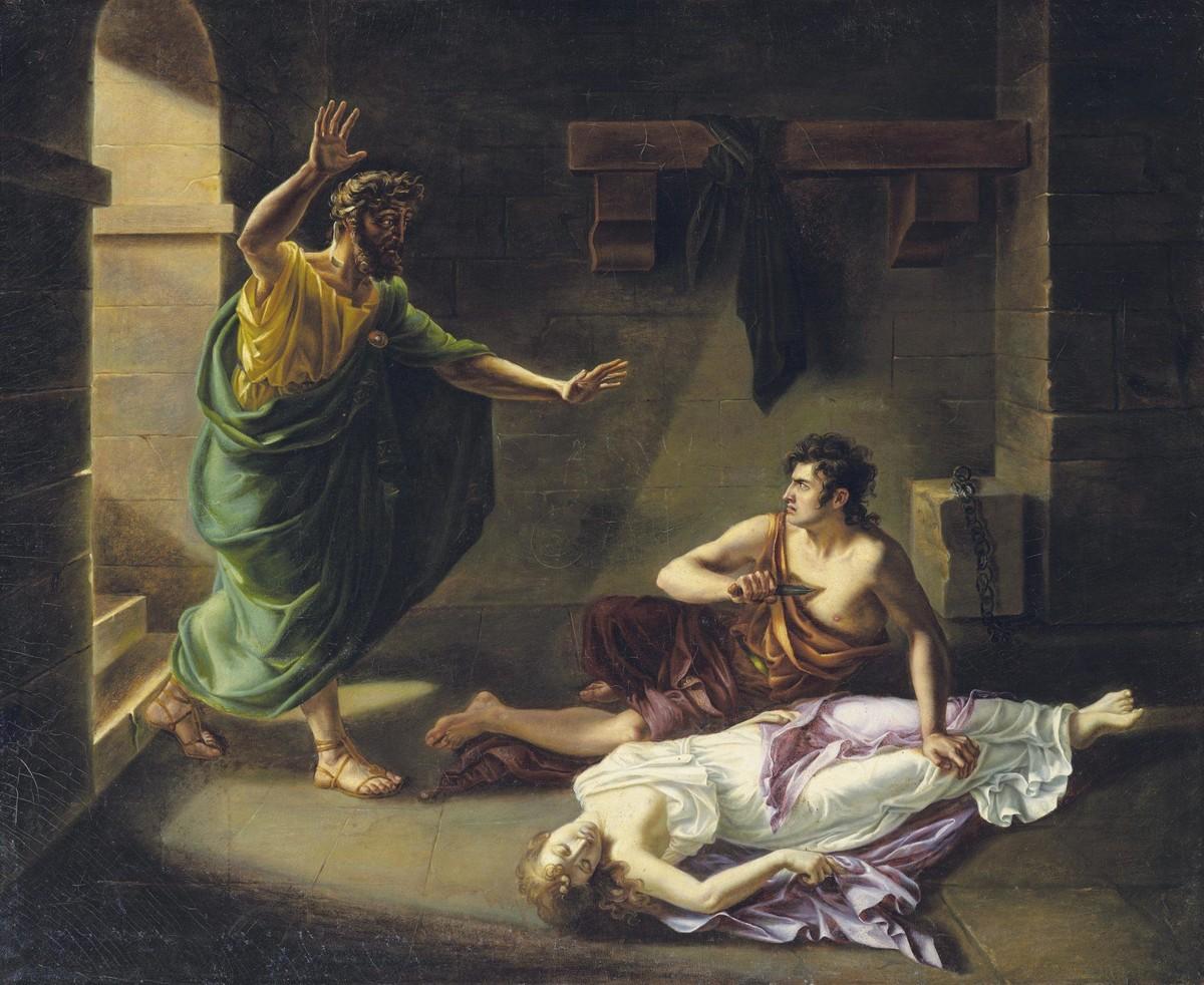 La mort d'Antigone