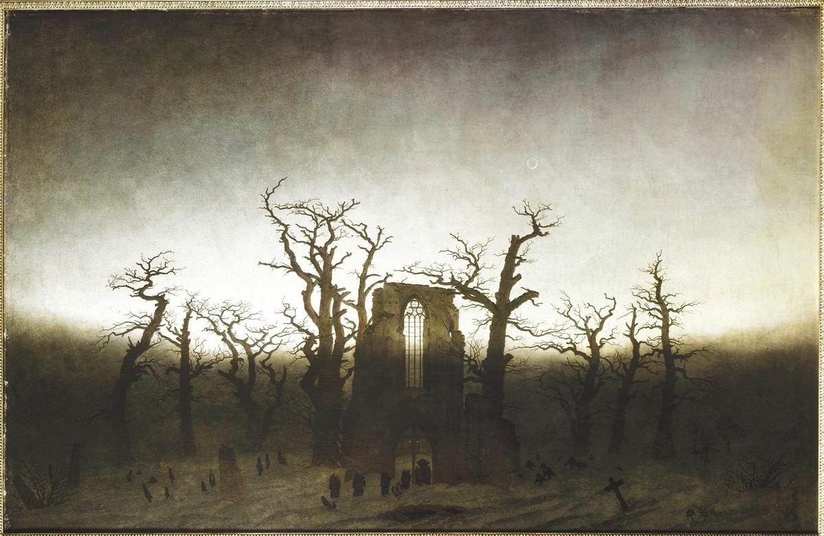 Abbaye dans une forêt de chênes
